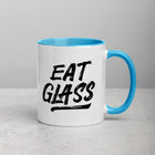 EAT GLASS Mug with Color Inside