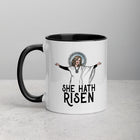 SHE HATH RISEN Mug with Color Inside