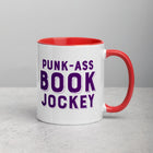 PUNK-ASS BOOK JOCKEY Mug with Color Inside