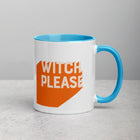 WITCH, PLEASE Mug with Color Inside