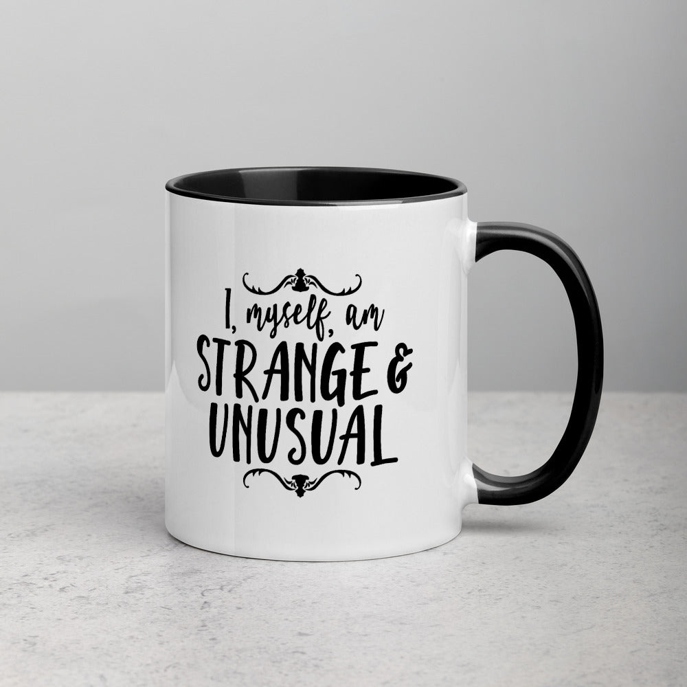 STRANGE AND UNUSUAL Mug with Color Inside – The Colorful Geek