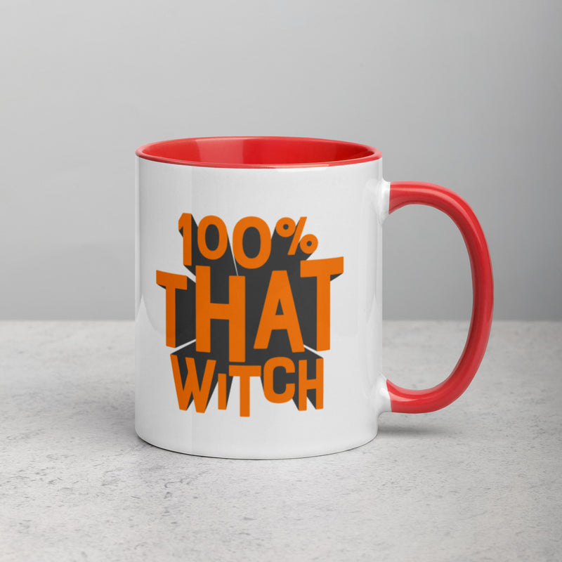 100% THAT WITCH Mug with Color Inside