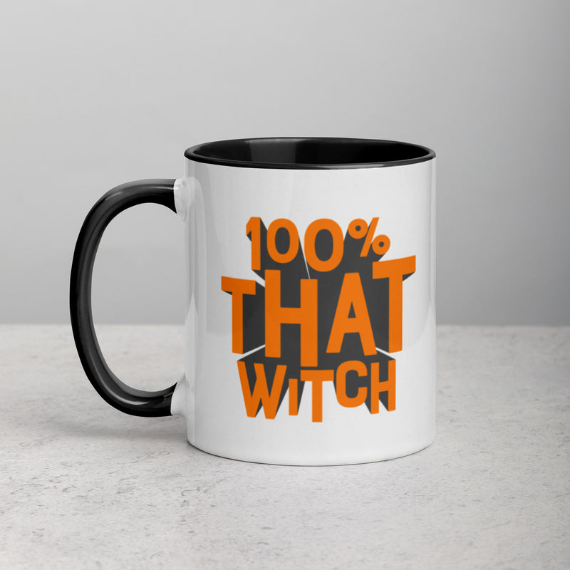100% THAT WITCH Mug with Color Inside