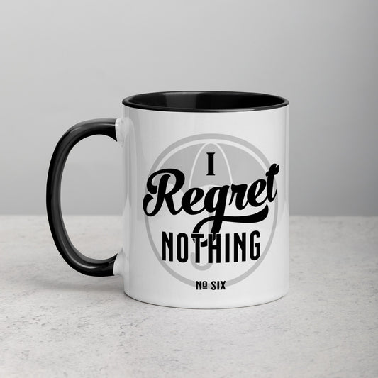 I REGRET NOTHING Mug with Color Inside