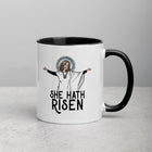 SHE HATH RISEN Mug with Color Inside