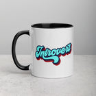 INTROVERT Mug with Color Inside