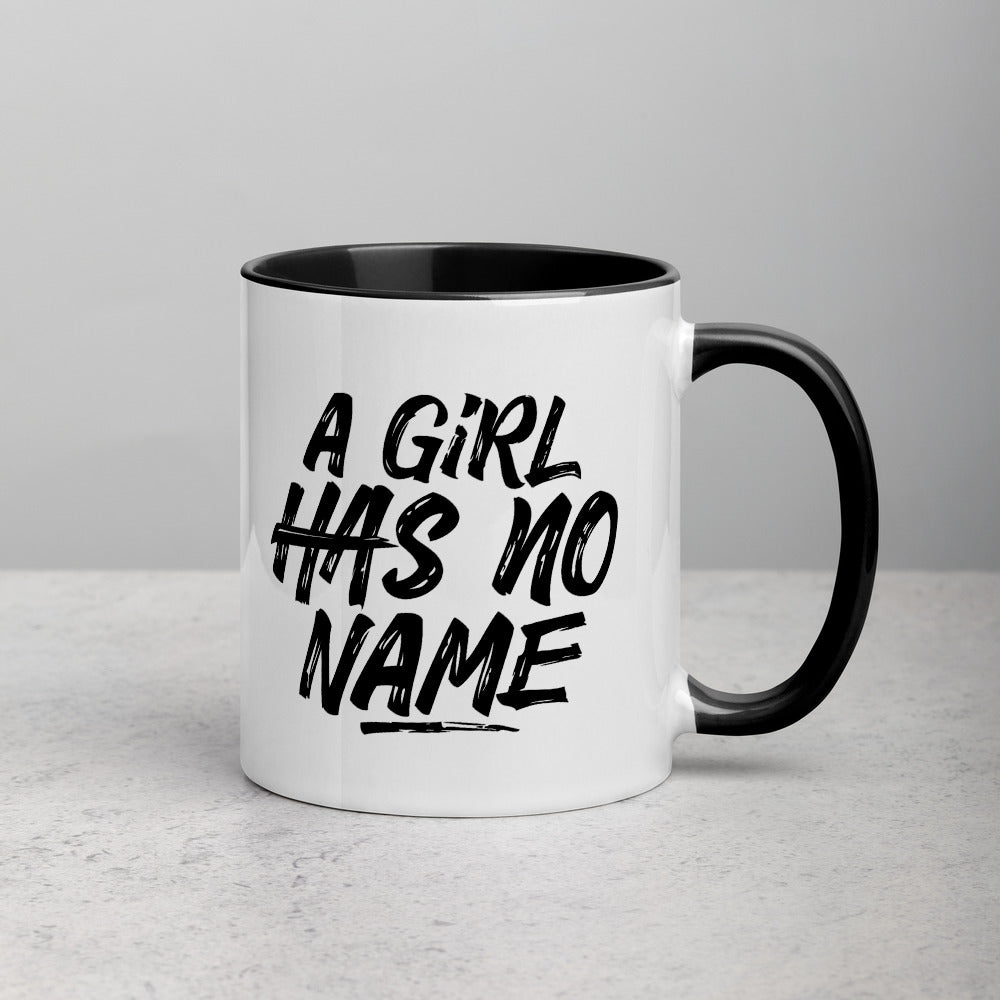 A GIRL HAS NO NAME Mug with Color Inside  The Colorful Geek