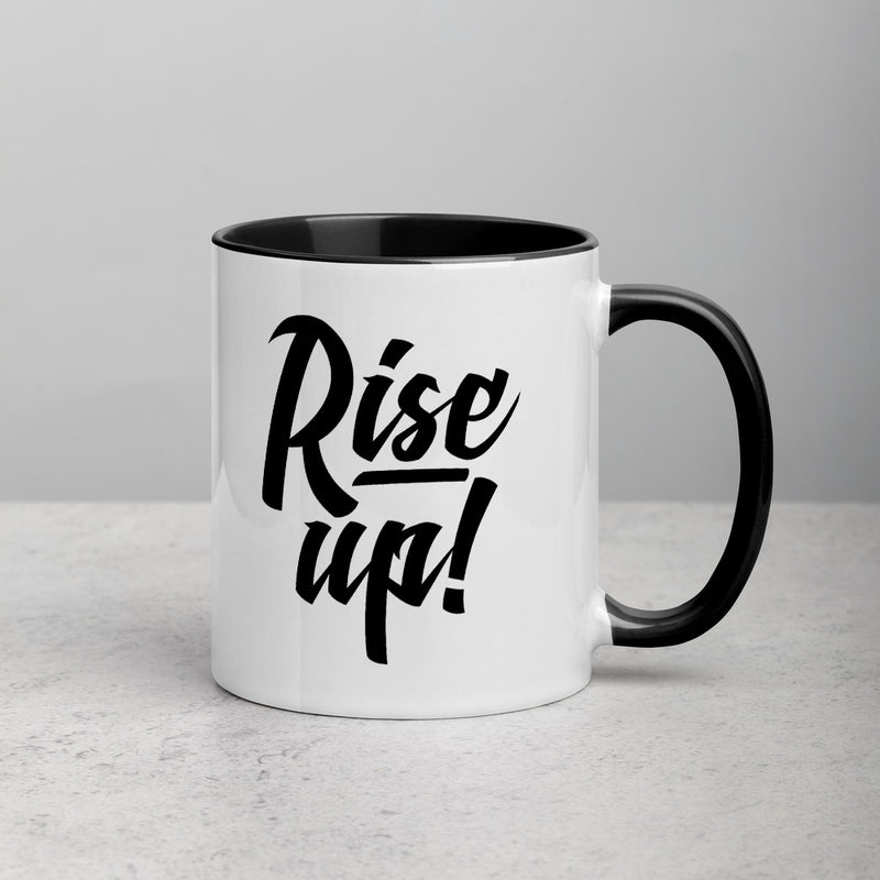 RISE UP! Mug with Color Inside