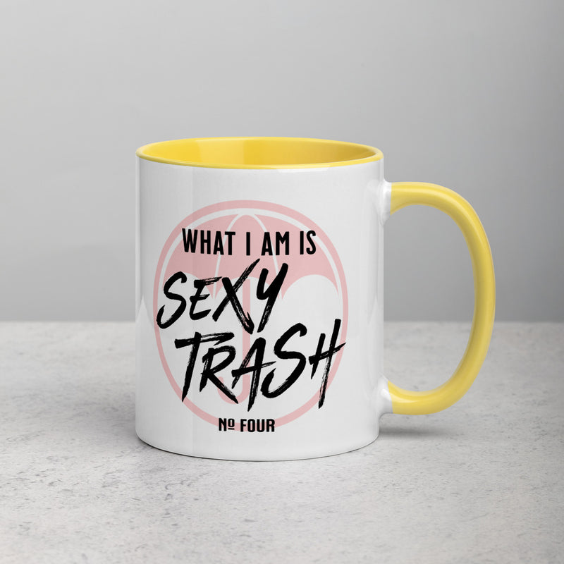 I AM SEXY TRASH Mug with Color Inside
