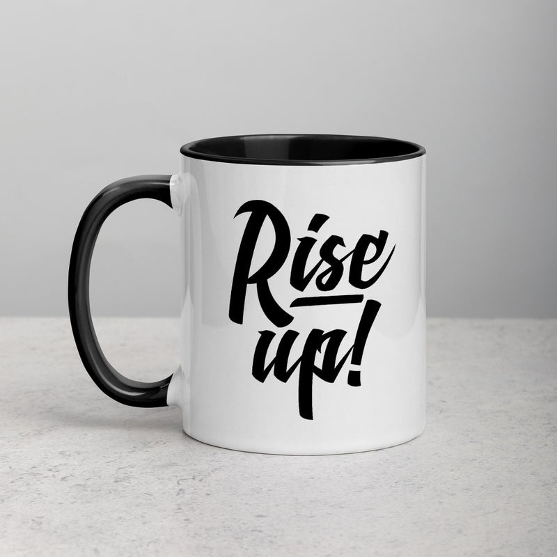 RISE UP! Mug with Color Inside