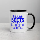 BEARS BEETS BATTLESTAR GALACTICA Mug with Color Inside