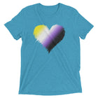 NON-BINARY SCRIBBLE HEART Unisex T-shirt