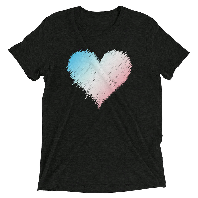 TRANSGENDER SCRIBBLE HEART Unisex T-shirt