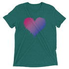 BISEXUAL SCRIBBLE HEART Unisex T-shirt