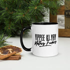 YIPPEE KI YAY Mug with Color Inside