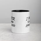 SHARP-EDGED Mug with Color Inside