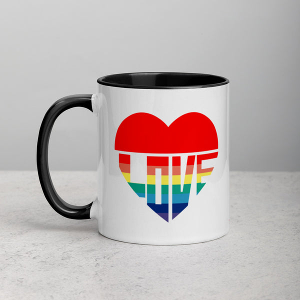 LOVE Mug with Color Inside