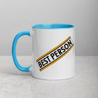 BEST PERSON Mug with Color Inside