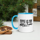 YIPPEE KI YAY Mug with Color Inside