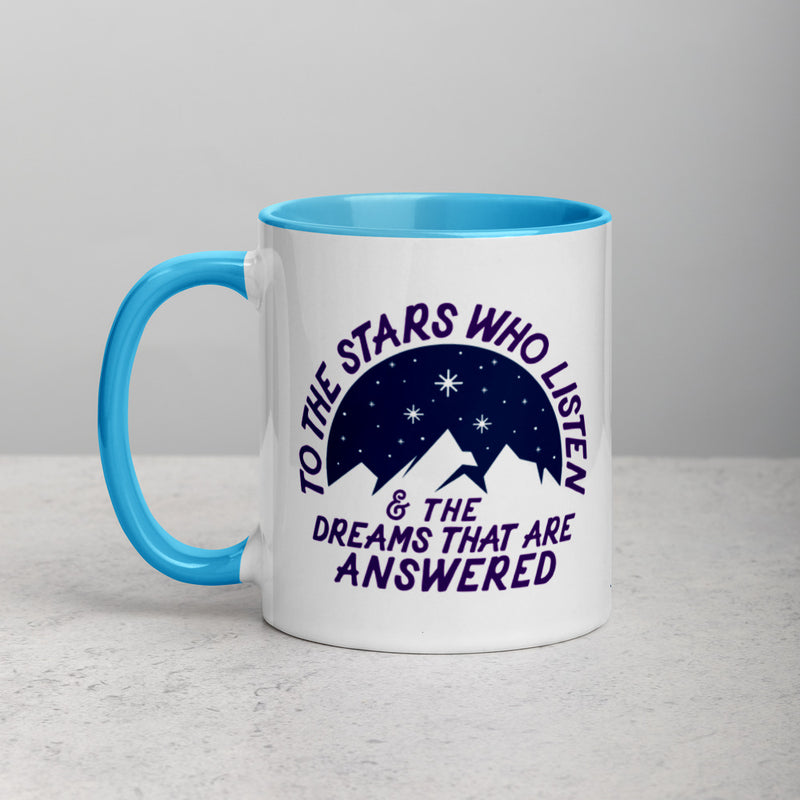 TO THE STARS WHO LISTEN Mug with Color Inside