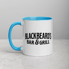 BLACKBEARD'S BAR & GRILL Mug with Color Inside