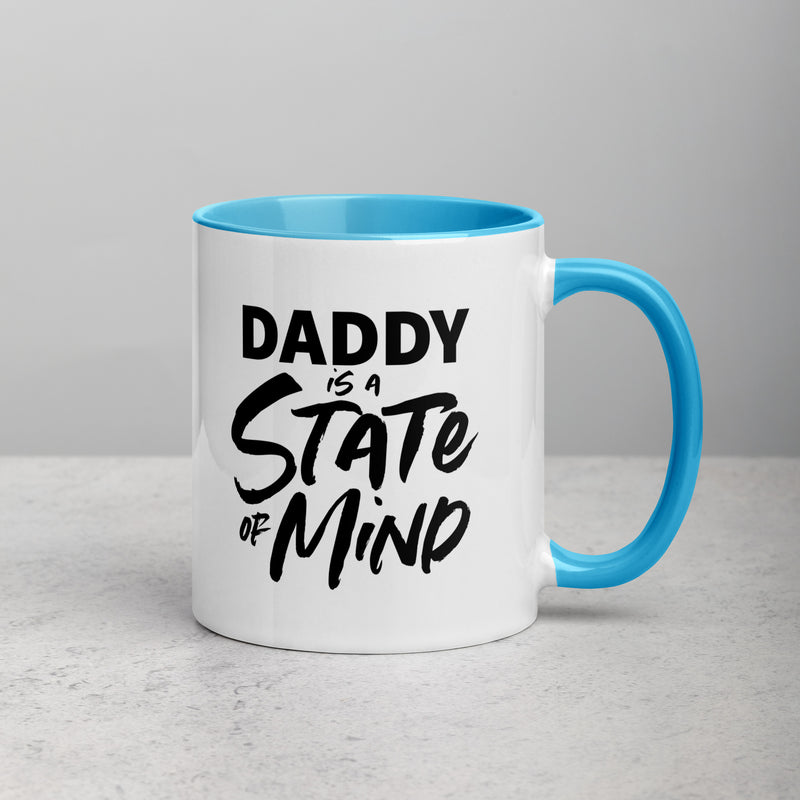 DADDY IS A STATE OF MIND Mug with Color Inside
