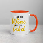I LIKE THE WINE Mug with Color Inside