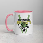 INDEPENDENCE AUTHORITY STYLE Mug with Color Inside