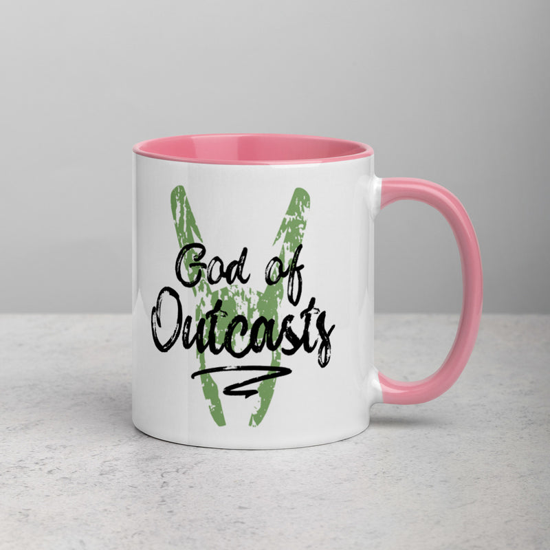 GOD OF OUTCASTS Mug with Color Inside