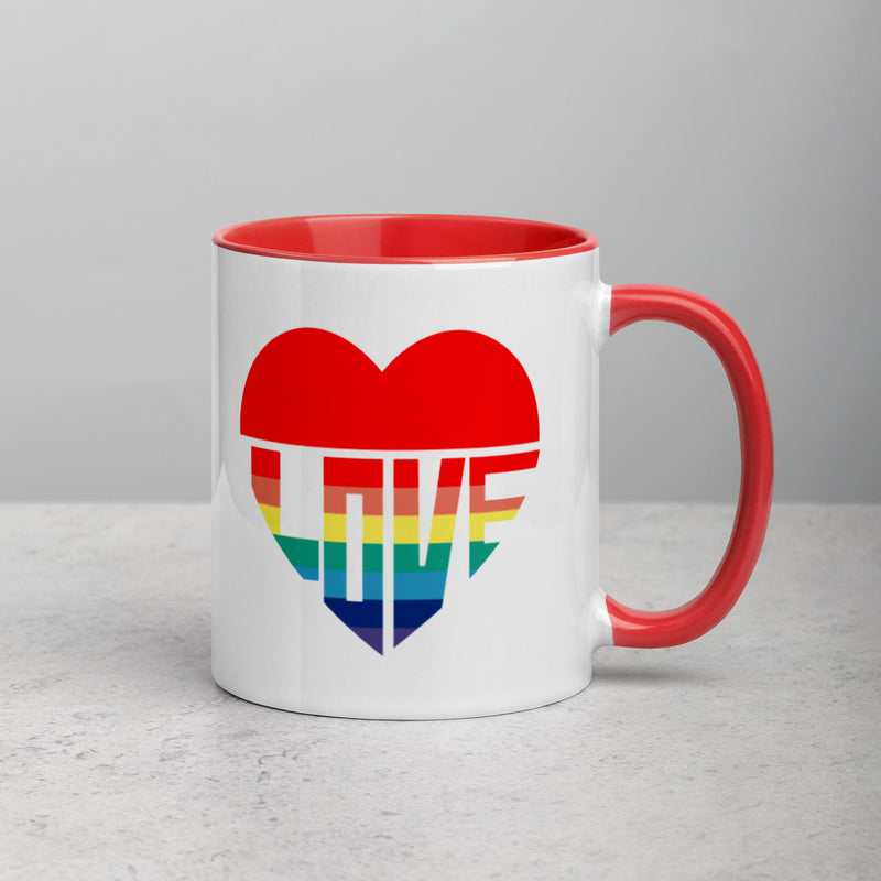 LOVE Mug with Color Inside