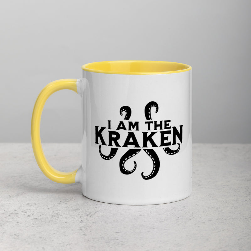 I AM THE KRAKEN Mug with Color Inside