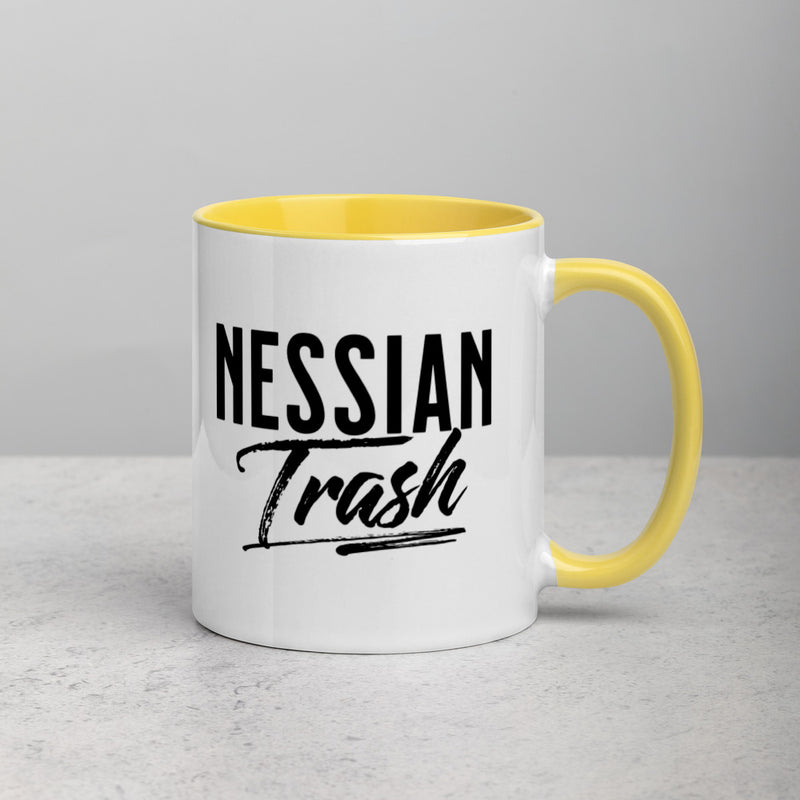 NESSIAN TRASH Mug with Color Inside