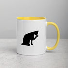 CATS ARE TERRIFYING Mug with Color Inside
